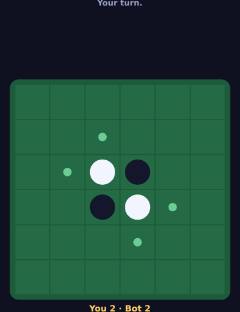 Reversi 6×6
